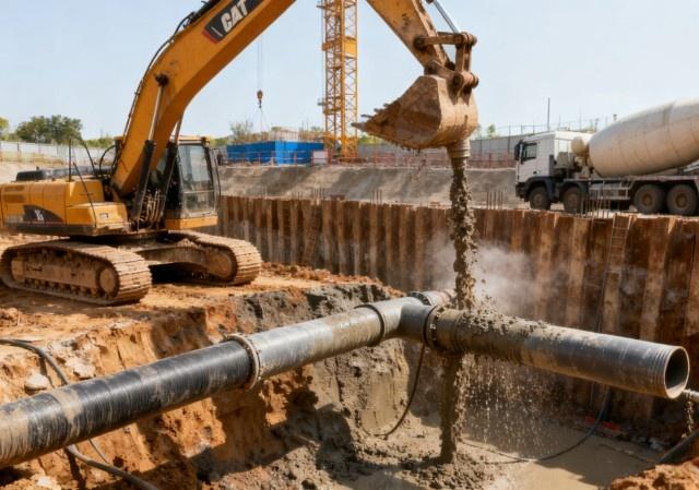 临河注浆管应用于建筑工程与结构维修领域